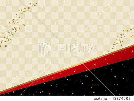 三段の正月風和柄 45874202