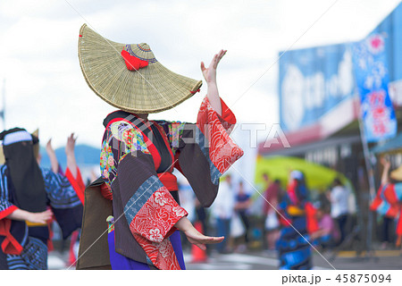 西馬音内盆踊りの写真素材 [45875094] - PIXTA