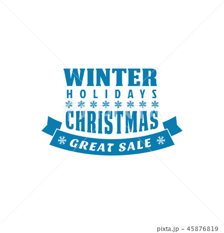Christmas flat label template  45876819