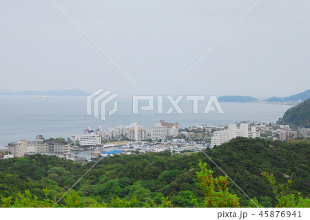 淡路島洲本城から見た洲本市の眺望 淡路島洲本城から見た洲本市の眺望 45876941