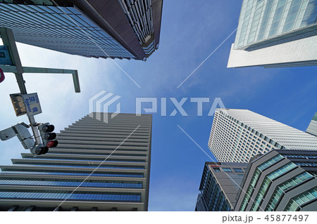 日本の東京都市景観 東京スクエアガーデンなど、京橋の街並みを望む 日本の東京都市景観 東京スクエアガーデンなど、京橋の街並みを望む 45877497