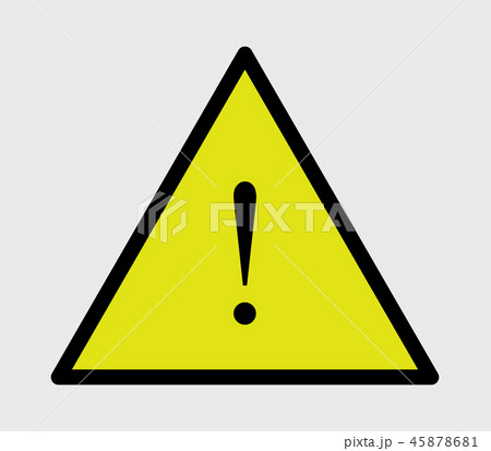 warning signのイラスト素材 [45878681] - PIXTA