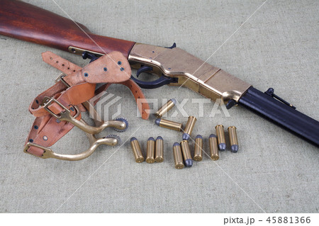 Wild west period repeating rifle Wild west period repeating rifle 45881366