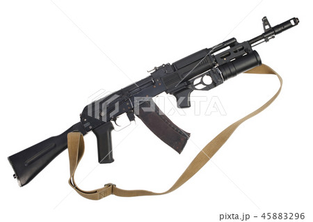 AK 74M assault rifle with grenade launcher  45883296