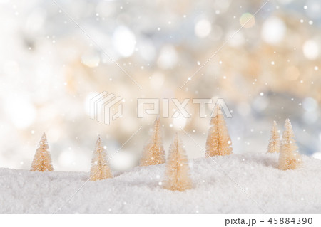Christmas decoration with blurred background 45884390