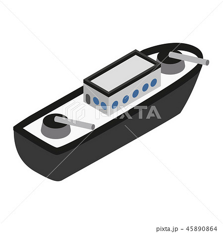 Warship isometric 3d icon 45890864