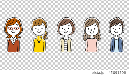 Multiple women: set 45891306