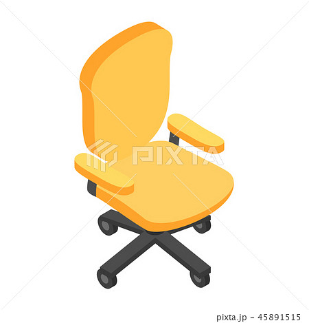 Desk chair isometric 3d icon 45891515