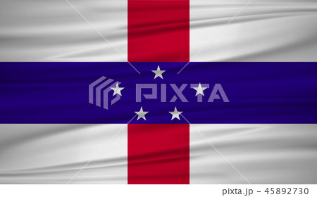 Netherlands-Antilles flag vector 45892730