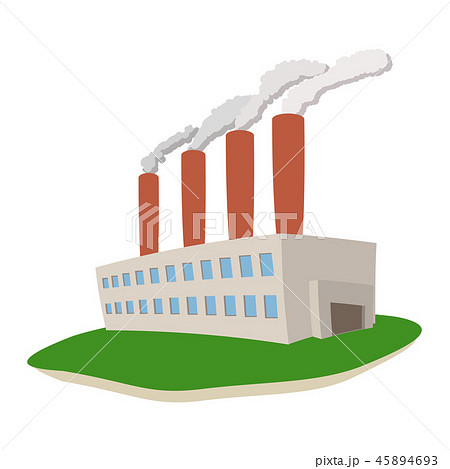 Fumes coming out of power plant 45894693