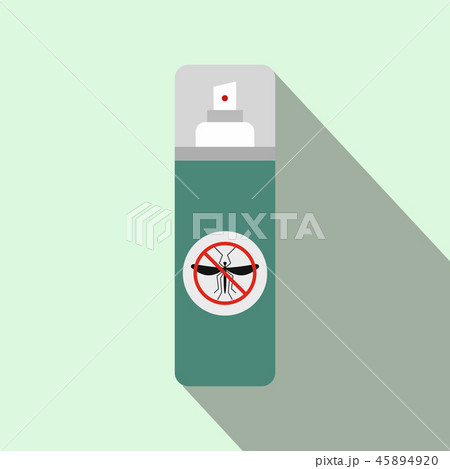 Mosquito spray flat icon Mosquito spray flat icon 45894920
