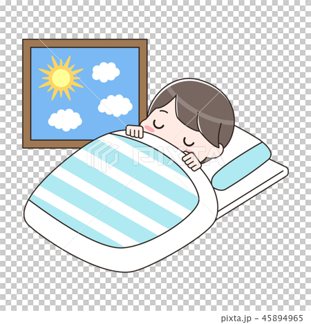 小睡的男孩 45894965