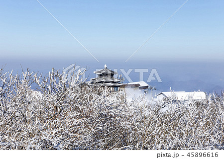 茂朱 徳裕山 雪景色 45896616