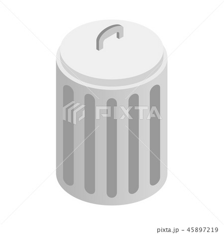 Urn with lid isometric 3d icon 45897219