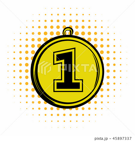 Gold medal comics icon  45897337
