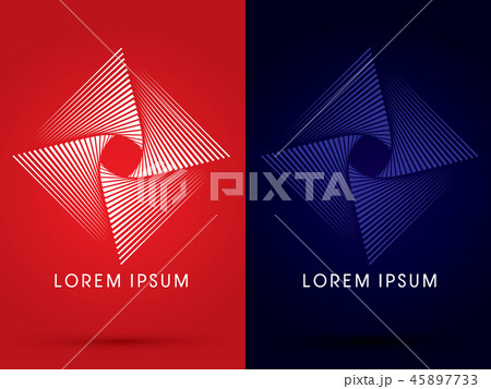 Fan spin graphic vector. 45897733
