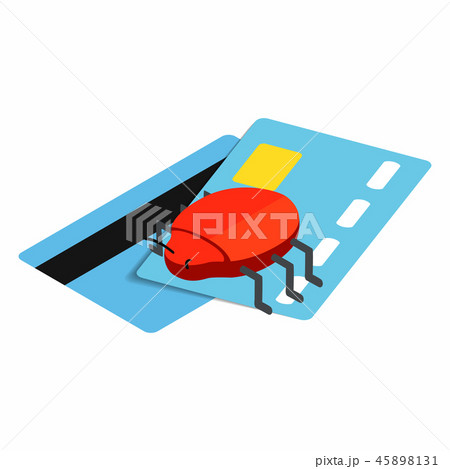 Credit card 3d isometric icon 45898131