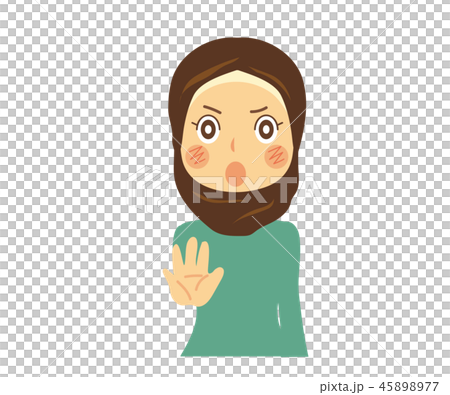 Warning woman Warning woman 45898977