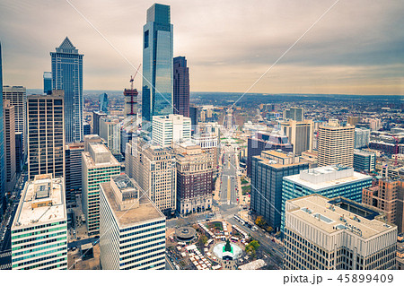 Downtown skyline of Philadelphia USA Downtown skyline of Philadelphia USA 45899409