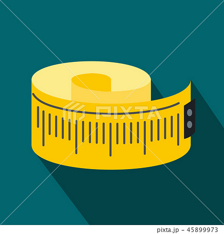 Measuring tape flat icon Measuring tape flat icon 45899973