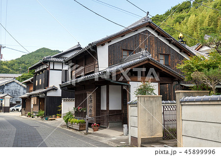 兵庫県たつの市　室津の町並み 45899996