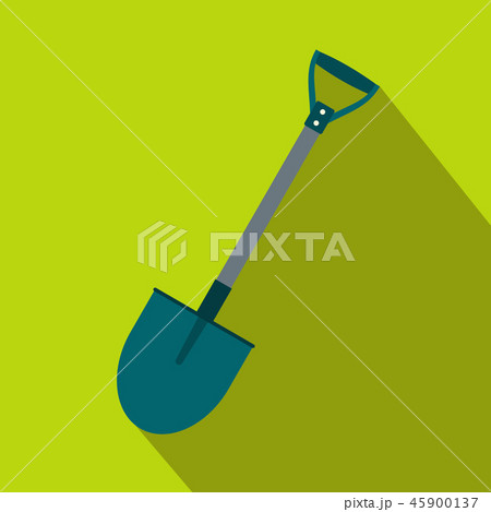 Shovel flat icon 45900137