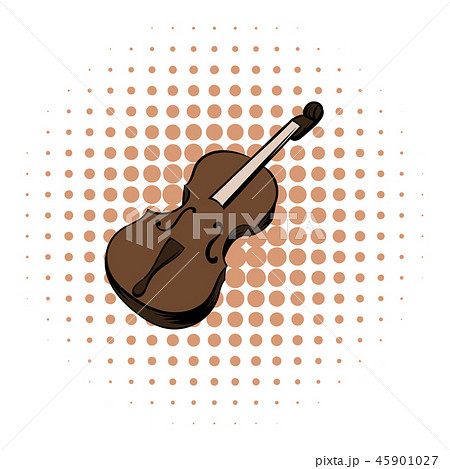 Violin comics icon 45901027