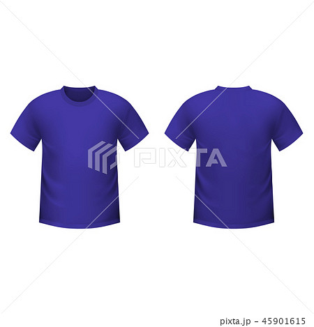 Realistic purple t-shirt  45901615