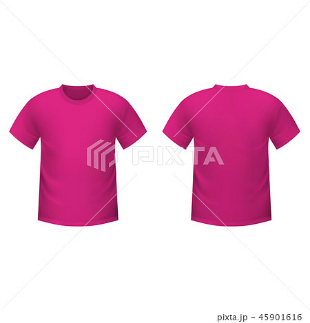 Realistic pink t-shirt Realistic pink t-shirt 45901616