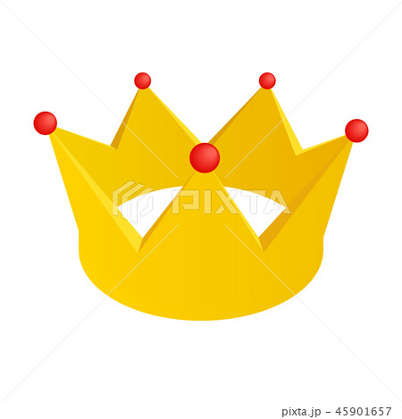 Golden crown isometric 3d icon 45901657