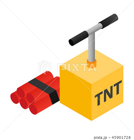 Dynamite isometric 3d icon Dynamite isometric 3d icon 45901728
