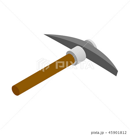 Pickaxe isometric 3d icon 45901812