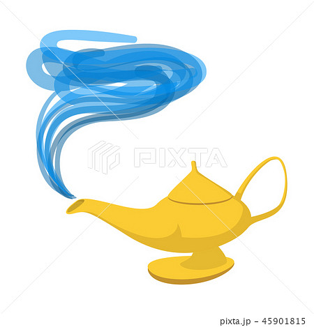 Lamp Aladdin Cartoon Iconのイラスト素材