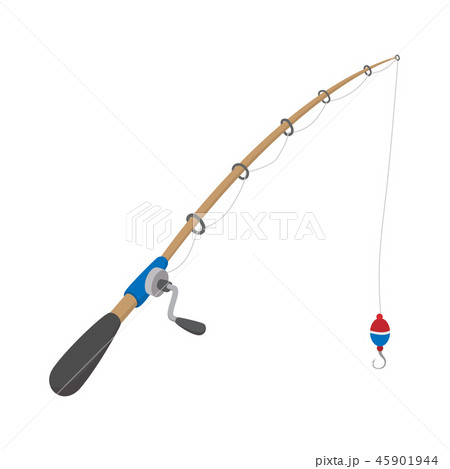Fishing rod cartoon icon 45901944