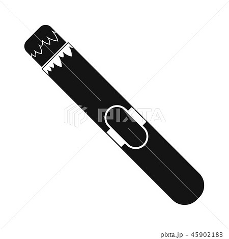 Cigar black simple icon 45902183