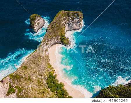 Paradise Kelingking beach on Nusa Penida Island Paradise Kelingking beach on Nusa Penida Island 45902246