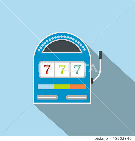 Slot machine jackpot flat icon Slot machine jackpot flat icon 45902346