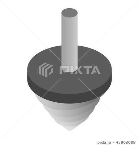 Rotating drill isometric 3d icon 45903089