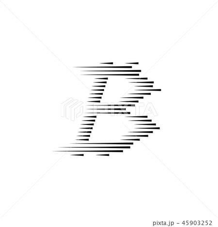 Bitcoin coin with fast speed motion lines 45903252