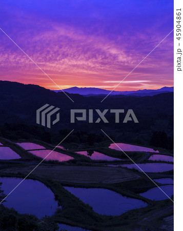 山古志村の朝風景（新潟県） 45904861