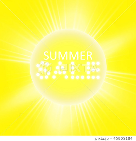 Super summer sale banner with sun. Super summer sale banner with sun. 45905184