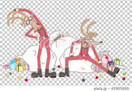 トナカイさんの準備運動 45905689