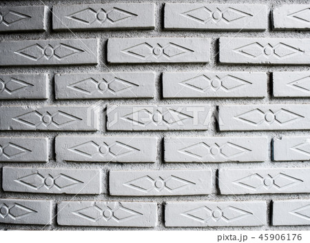 white brick wall texture background 45906176