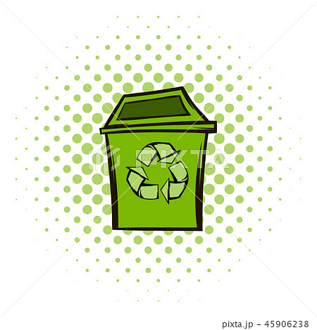 Trash can recycling eco symbol 45906238