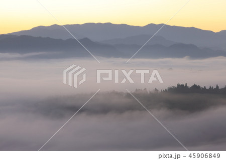 長野県池田町 雲海スポット 45906849