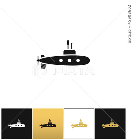 Deep water submarine vector icon 45908602