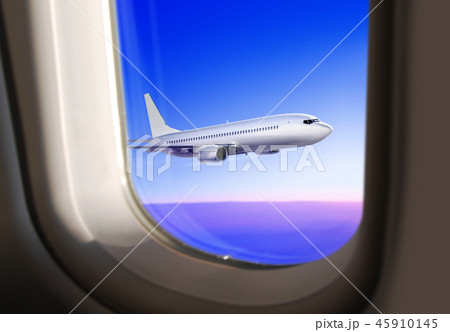 view from the plane window view from the plane window 45910145