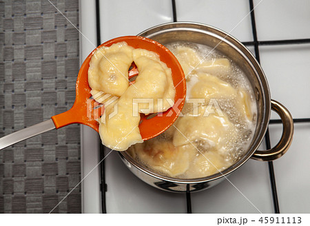 Vareniki in a pan Vareniki in a pan 45911113
