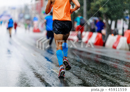back athlete runner in compression socks back athlete runner in compression socks 45911559