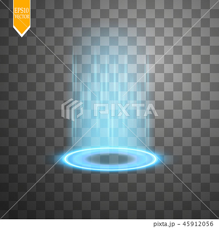 Magic fantasy portal. Futuristic teleport. 45912056